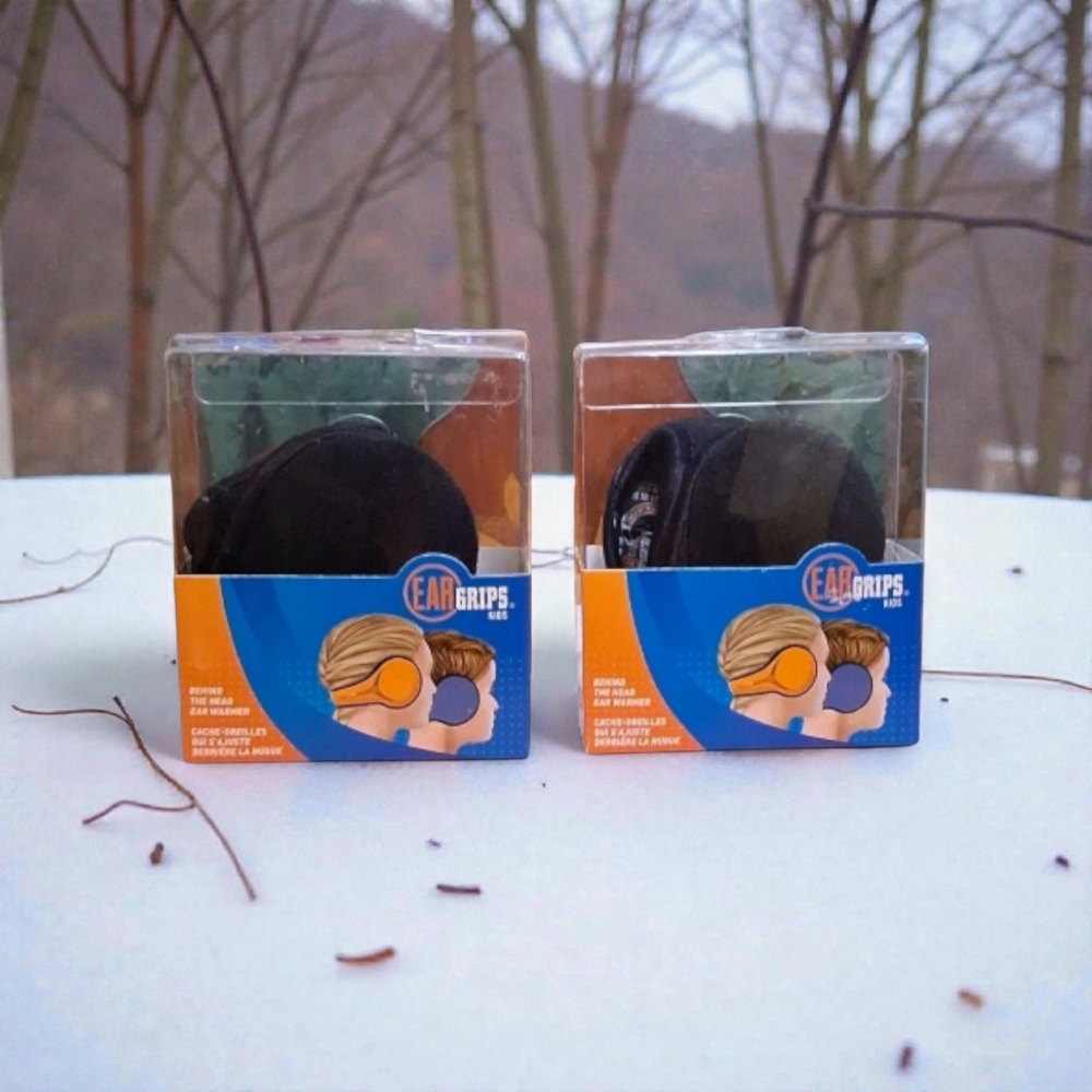 2 Pack Ear Grips Kids Black By 180s Winter Snow Ear Muffs Kids